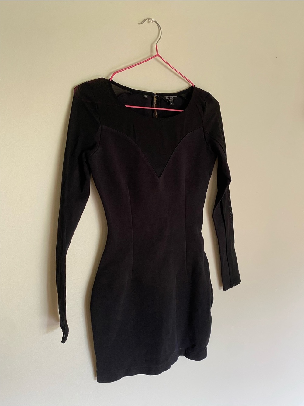 GUESS Black Dress Mesh Sexy